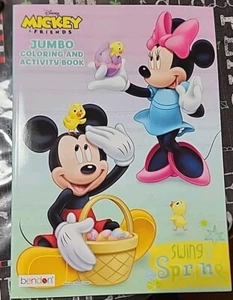 Disney Mickey & Friends Mal- und Aktivitätsbuch Schaukel in den Frühling NEU - Bild 1 von 2