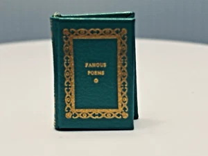 Book Famous Poems #83 Barbara Raheb Dollhouse 1:12 Scale Miniature - Picture 1 of 10