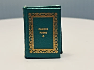 Book Famous Poems #83 Barbara Raheb Dollhouse 1:12 Scale Miniature - Image 1 of 4