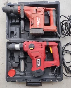 HILTI TE 24 & CHICAGO ELECTRIC ROTARY HAMMER DRILLS, LOT OF 2, BOTH WORK GREAT! - Picture 1 of 14