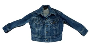 Vintage Lee Rider Unisex Children’s Denim Jacket 1991 Youth Size 4 - Picture 1 of 8