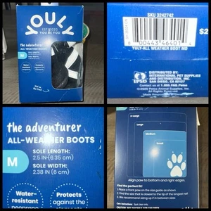 Youly The Adventurer All Weather Water Protective BOOTS Medium Sole L 2.5 In - Picture 1 of 15