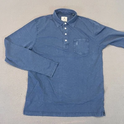 Johnnie-O Hanging Out Polo Shirt Long Sleeve Navy Coastal -SM M LG XL 2XL NWOT | - Image 1 of 4