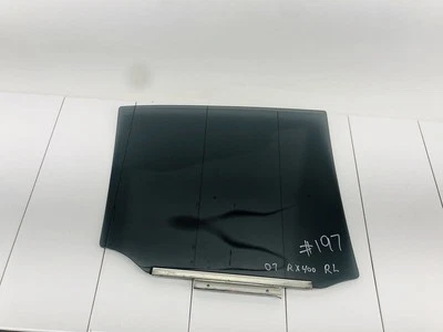 06-08 LEXUS RX400H PUERTA TRASERA IZQUIERDA LADO CONDUCTOR VENTANA CRISTAL OEM #197 Foto 1 de 4