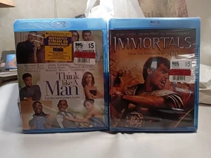 Lot Of 2 Blue Ray Disc Immortals, And Think Like A Man Movies - Picture 1 of 9