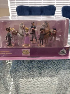Nuevo en caja Juego de 6 estatuillas Disney Rapunzel Tangled Series - Imagen 1 de 7
