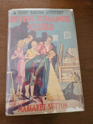 Seven Strange Clues by Margaret Sutton, A Judy Bolton Mystery 1932 HC DJ - Image 1 of 4