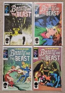 MARVEL COMICS: BEAUTY & THE BEAST #1 2 3 4 (1985) - LIMITED SERIES - Picture 1 of 1