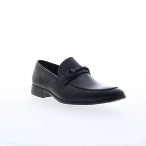 Rush By Gordon Rush Mason loafer pour hommes en synthétique noir - Picture 1 of 8