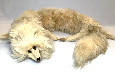 Vtg Blonde Real Fur Collar Shawl Fox w/ Faux Head + Tail & Feet HOLLYWOOD GLAM - Image 1 of 4