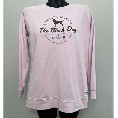 The Black Dog Sweatshirt Sz M Vintage Collection Martha’s Vineyard Dog Appliqué - Image 1 of 4