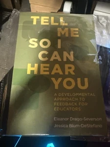 Tell Me So I Can Hear You : A Developmental Approach to Feedback for... (SEALED) - Picture 1 of 2