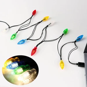 2Pack LED Christmas Lights Charging Cable,USB and Bulb Charger,50inch 10led...  - Picture 1 of 8