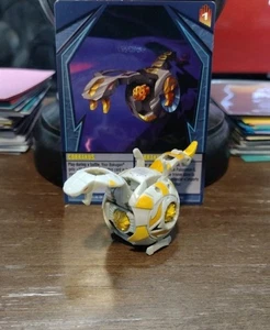 Bakugan Haos Cobrakus 780G Gray Gundalian Invaders Rare W/ Card READ!!!! - Picture 1 of 7