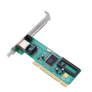 PCI One Port Realtek 8169 PCI Network Card 10/100/1000Mbps Gigabit Ethernet NEW - Afbeelding 1 van 10