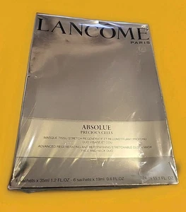 ABSOLUE PRECIOUS CELLS BY LANCOME STRETCHABLE CLOTH MASK FOR FACE AND NECK DUO - Picture 1 of 6