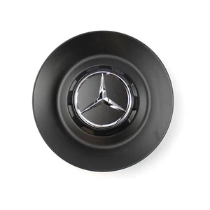 1x Mercedes W463 G63 AMG G-Kl. Nabendeckel Rad Deckel A0004003400 Mattschwarz - Bild 1 von 4