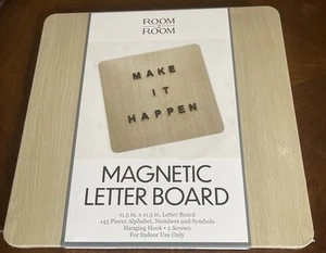 Magnetic Letter Board By Room 2 Room, 145 Magnetic Letters & Symbols, 11.5x11.5 - Picture 1 of 2