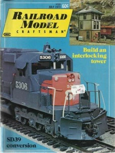 Railroad Model Craftsman July 1973 ATSF Baggage Car WP Bay Window Caboose Plans - Picture 1 of 1