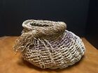 Handmade seagrass basket