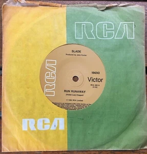 Slade - Run Runaway 7" single 1984 Australia - Picture 1 of 2