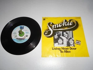 Smokie - Living next Door to Alice (1975) Vinyl 7` inch Single Vg +++ No. 1 Hit - Picture 1 of 2