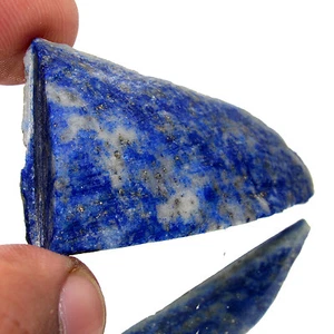 Fabulous 115.00Cts Rough Shape 100% Natural Lapis Lazuli Loose Gemstone CH 3547 - Picture 1 of 2