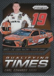 2016 Panini Prizm Qualifying Times #1 Carl Edwards