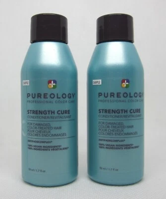 Lot (2) Pureology Strength Cure Conditioner mini sample 1.7 oz. - Image 1 of 3