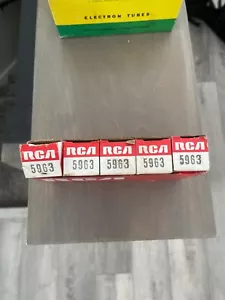 RCA 5963 Vintage Tube pack of 5 - Picture 1 of 2