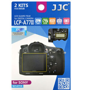 JJC LCP-A77II Polycarbonat LCD Displayschutzfolie für Sony SLT-A77II A77II 