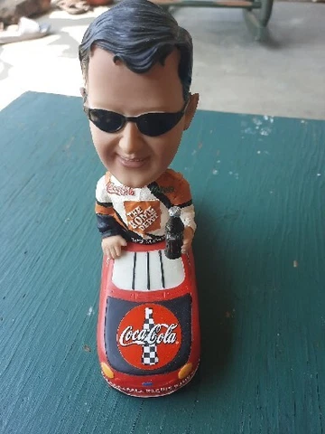 Tony Stewart Nascar Coca-Cola 2002 Ceramic Bobble Head Coca-Cola Racing Family!! Cover