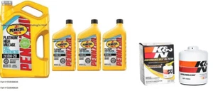 Pennzoil Platinum H/M 0W-20 Full Synthetic Engine Oil, 8 Quarts w/K&N Oil Filter - Picture 1 of 1