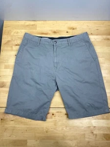 Volcom Mens Chino Shorts 36 Light Gray Casual Skate Beach Surf #7213 - Picture 1 of 10