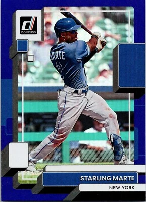🔥2022 Panini Donruss - Starling Marte #206 Holo Purple🔥0477 - Image 1 of 2