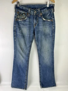 True Religion Billy Big T Blue Jeans Bootcut Y2K Made USA Sz 29 - Picture 1 of 12