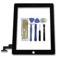 Black Replacement Digitizer Touch Screen Glass Display + Free Tools For iPad 2