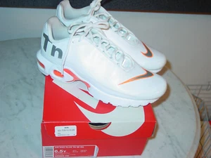 2018 Nike Air Max Plus TN SE White/Metallic Silver Youth Shoes! Size 6.5Y w/Box! - Picture 1 of 12
