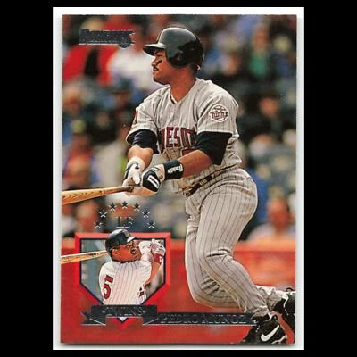 Pedro Munoz #436 1995 Donruss Minnesota Twins Baseball Card MLB NM - Image 1 of 3