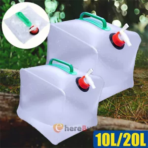 Collapsible Water Container w/ Spigot, BPA Free, Food Safe Camping Water Storage - Picture 1 of 17