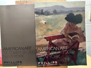 Phillips NY 2002-2003 American Art Auction Catalogs Lot of 2 - Picture 1 of 5