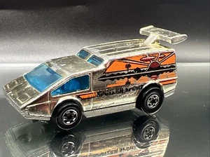 Vintage Spoiler Sport Van 1976 Hot Wheels Gold Black Walls Made in Hong Kong - Picture 1 of 8