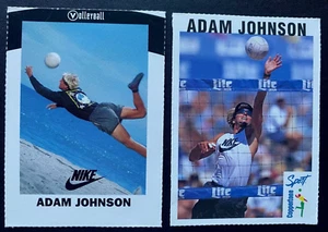 ADAM JOHNSON Volleyball Magazine Cards x(2) NIKE Coppertone Sport - RARE Cards - Picture 1 of 2
