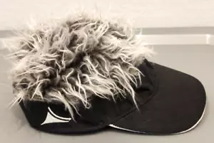 New With Tags! Flair Hair Sunvisor Baseball Hat Ball Cap With Fake Spike Hair - Picture 1 of 7