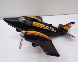 Vintage 1979 Tonka Hand Commander Turbo Prop Airplane Black