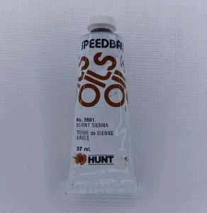 Speedball Oils Oil Paint No. 5601 Burnt Sienna Made In USA Hunt - Picture 1 of 11