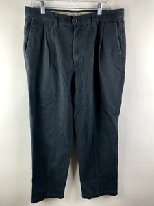 Dockers Pants Men's 36 x 30 Dark Gray Classic Fit Pleated - Picture 1 of 9