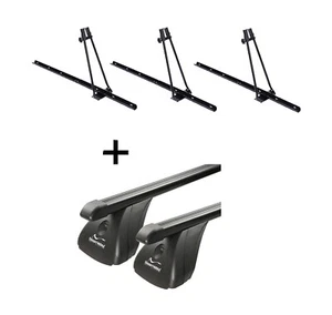 3x Portabicicletas ORION + Portaequipajes VDP Acero para Opel Astra G 3-5 puertas 98-04 - Imagen 1 de 5