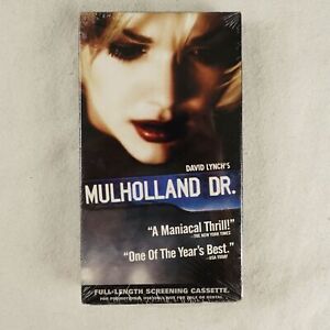 "MULHOLLAND DR." VHS PROMO SCREENER - SEALED - David/Lynch Demo/Screening/Drive