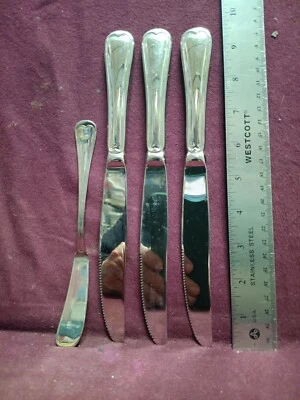 CUCHILLO 4 piezas Villeroy & Boch JARDÍN FRANCÉS 9 5/8" Y MANTEQUILLA 7" Foto 1 de 4